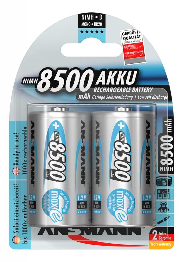 Ansmann maxE Mono D LR20 8500mAh NiMH rechargeable dans 2