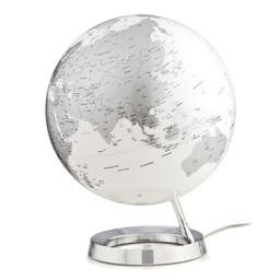 Globe terrestre lumineux Light & Colour Ø 30 cm - Metal Chrome