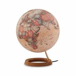 Globe terrestre lumineux Full circle antique Ø 30 cm - FC1