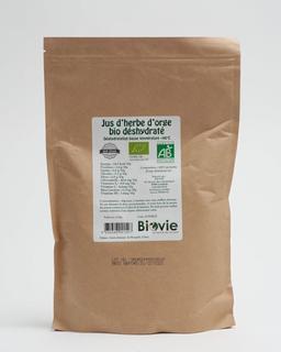 Jus d'herbe d'orge bio déshydraté 500g