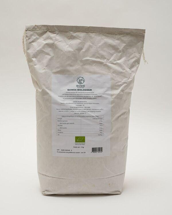 Quinoa d'Anjou blanc biologique - 5kg