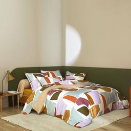 Taie de traversin 45 x 190 cm  Caramel  ARTY  BLANC DES VOSGES