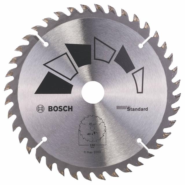 Disque standard Bosch pour scie circulaire 160 x 20/16 mm