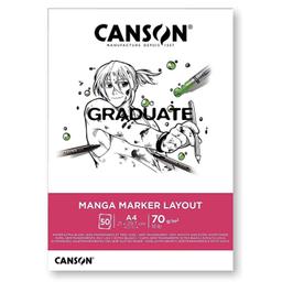 Bloc Canson Graduate - Manga Marker Layout - A4 - 70 g - 50 feui