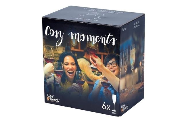 Cosy Moments lot de 6 flûtes à champagne 19CL