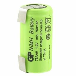 GP Battery Batterie rechargeable NiMH 2 / 3AA GP75AAH avec