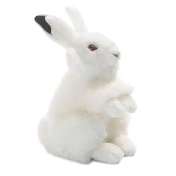 Grande peluche écologique - Lapin des neiges 24cm