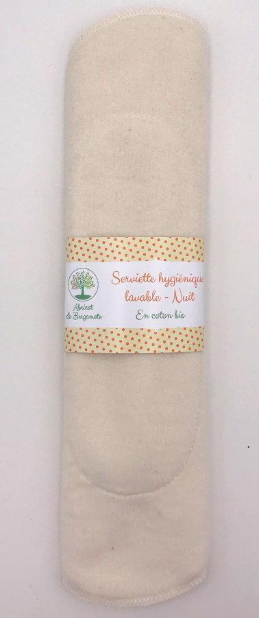 Serviette lavable (nuit)