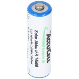 Batterie solaire de 3,2 volts au Lithium - IFR 14500 AA 600mAh