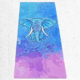 Tapis yoga de voyage pliable Eléphant