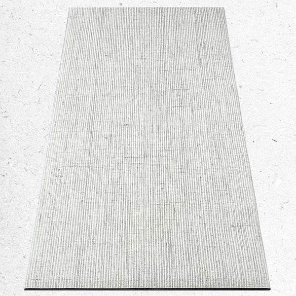 Tapis yoga bio latex/jute blanc 4mm