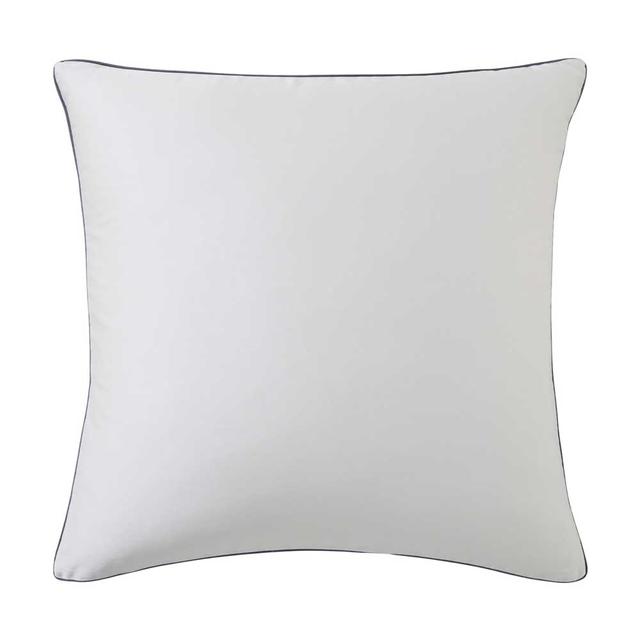 Taie d'oreiller unie en satin de coton gris 50x70