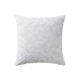 Taie d'oreiller bicolore en coton gris 64x64