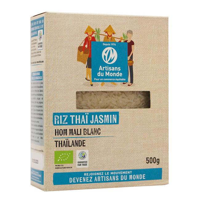 Riz thaï jasmin blanc équitable 500g