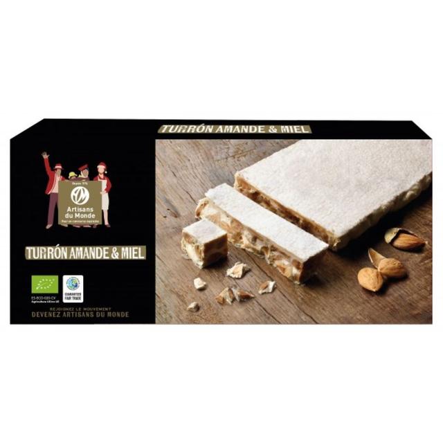 Turrón amande et miel bio 200g