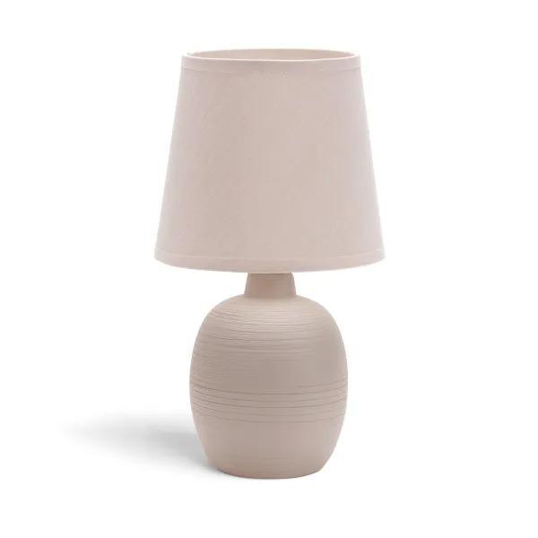 Lampe à poser en céramique E14 Marron