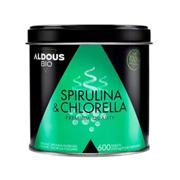 Chlorelle et Spiruline Bio Premium Aldous 600 comprimés