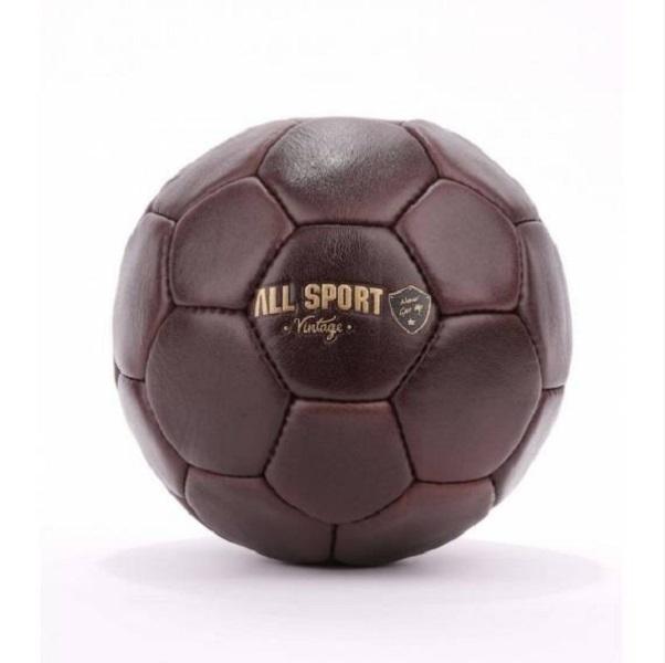 Ballon de Handball en Cuir Vintage  - Chocolat