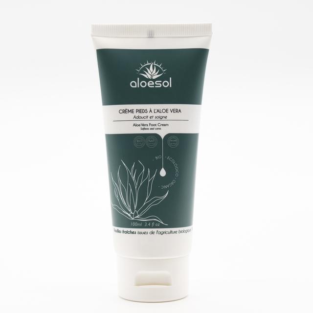 ALOESOL Crème Pieds à l'Aloe Vera 100ml