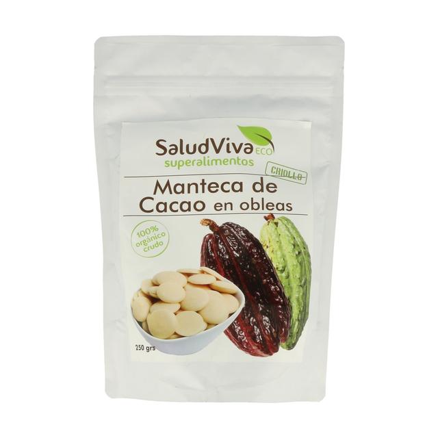 Beurre de cacao dans Wafers Eco 250 g