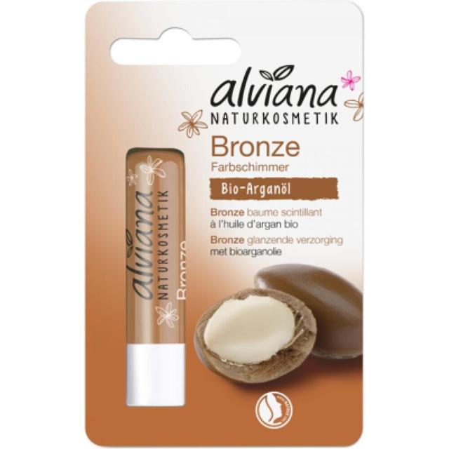 Soin des lèvres bio bronze 4,5g Alviana