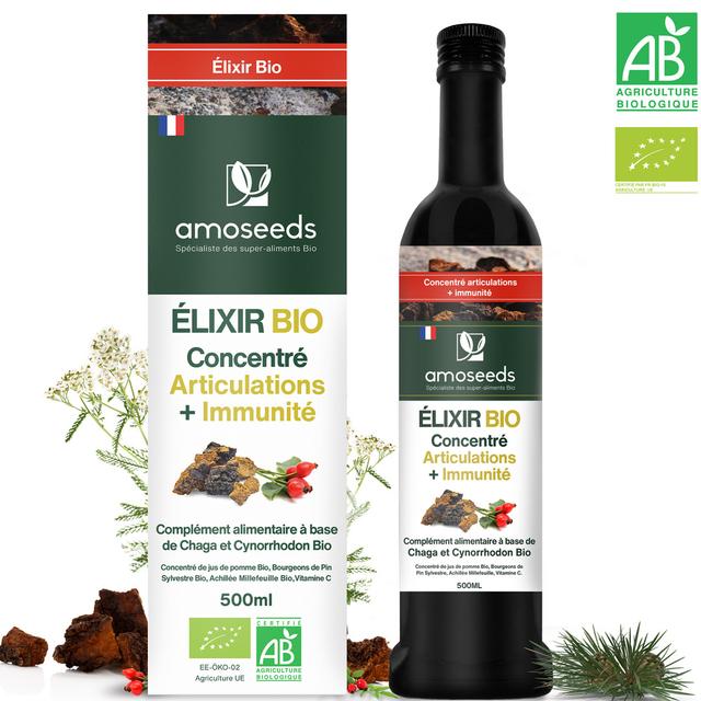 Élixir Concentré Bio Articulations + Immunité 500ml