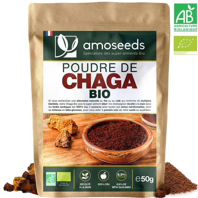 Poudre de Chaga Bio 50g