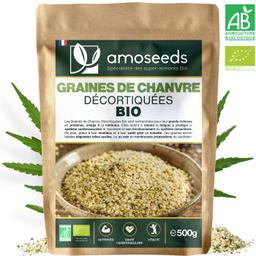 Graines de Chanvre Décortiquées Bio 500g