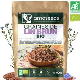 Graines de Lin Brun Bio 1kg