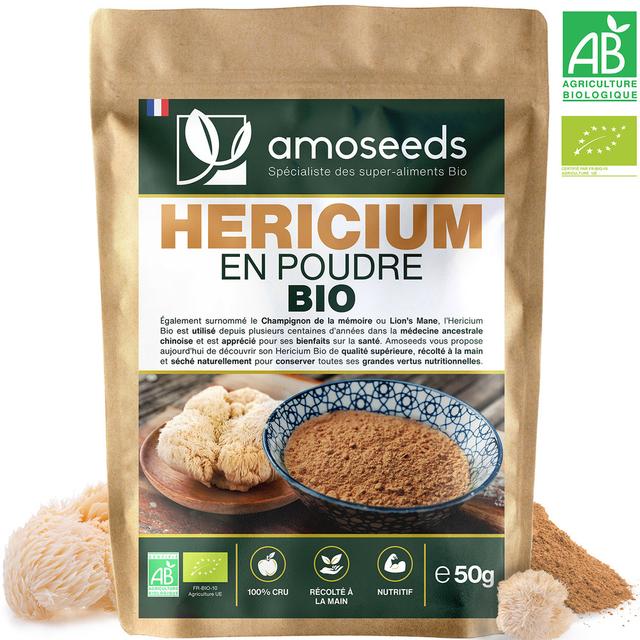 Hericium en Poudre Bio 50G