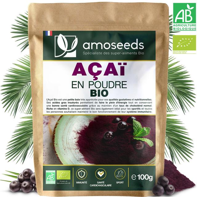 Açaï en Poudre Bio 100G