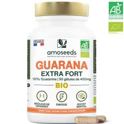 Guarana Natif Bio | 10% Guaranine | 120 gélules de 375mg