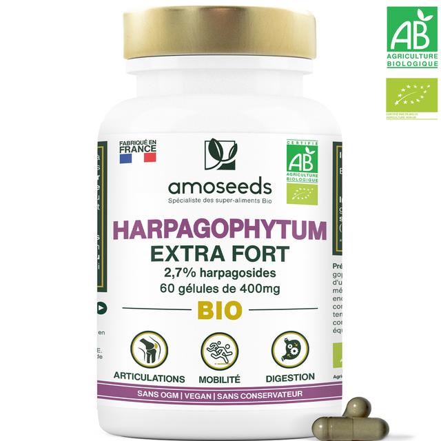 Harpagophytum Bio | Extra Fort, 2,7% harpagosides | 60 gélules