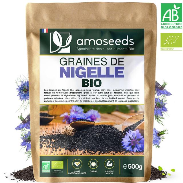 Graines de Nigelle Bio 500G.