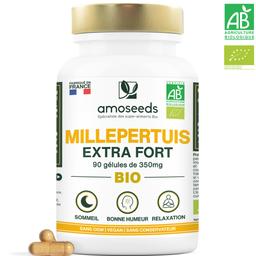 Millepertuis Bio, Extra Fort | 90 gélules de 350mg