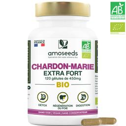 Chardon-Marie Bio, Extra Fort | 120 gélules de 450mg