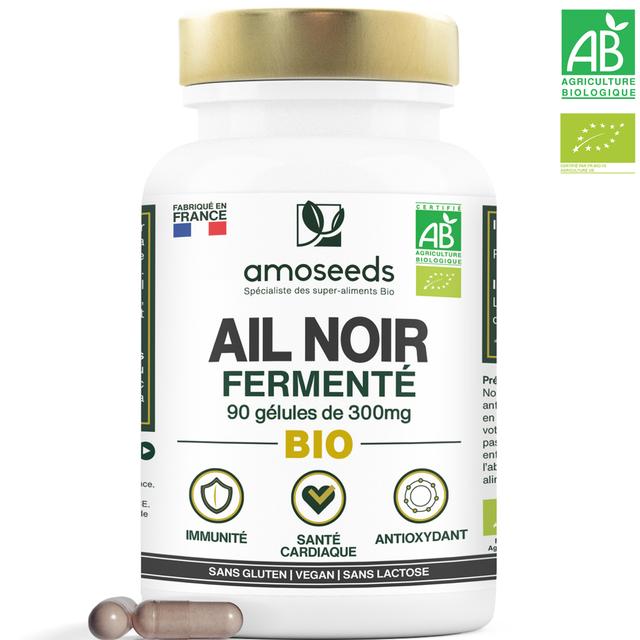 Ail Noir Fermenté Bio | Extra Fort | 90 gélules