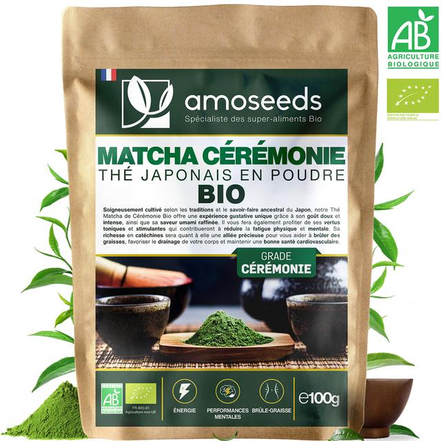 Thé Matcha Cérémonie Bio 100g | Japon, Kagoshima