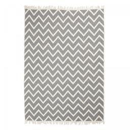 Tapis kilim - BY REVERSIBLE - Gris - 80x150