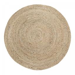 Tapis jute - MENDE - Or - 120x120 rond