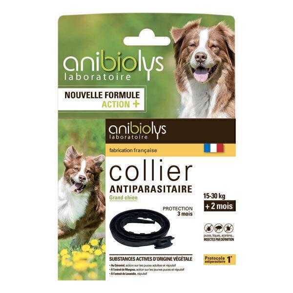 Collier antiparasitaire grand chien