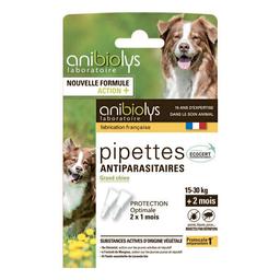 Pipettes antiparasitaires grand chien 2x2ml