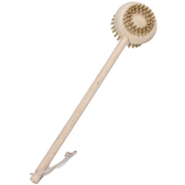 Brosse pour se laver le dos en bois de hêtre