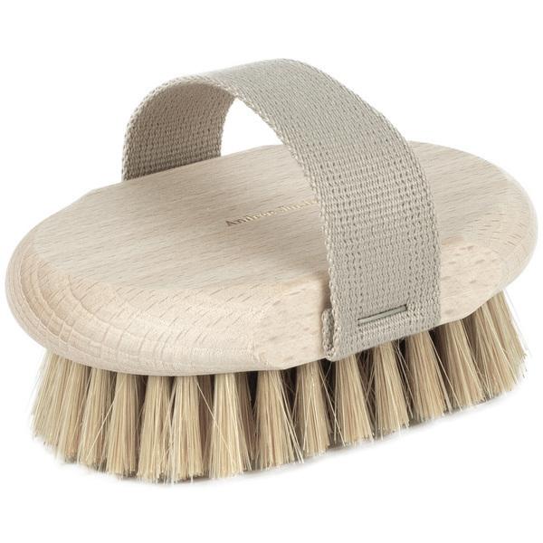 Brosse de massage et brossage à sec en bois de hêtre