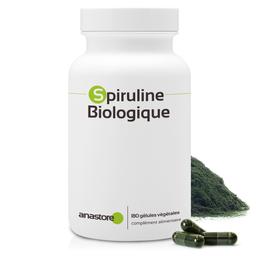 Spiruline Bio * 500mg / 180 gélules *  riche en protéines et fer