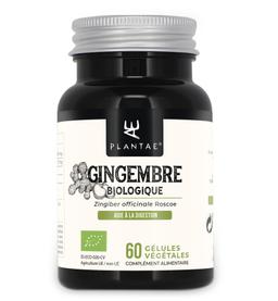 Gingembre Bio * 375 mg / 60 gélules * troubles digestifs