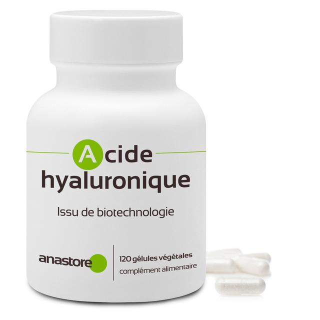 Acide hyaluronique * 100 mg / 120 gélules *  Pureté 90 % minimum