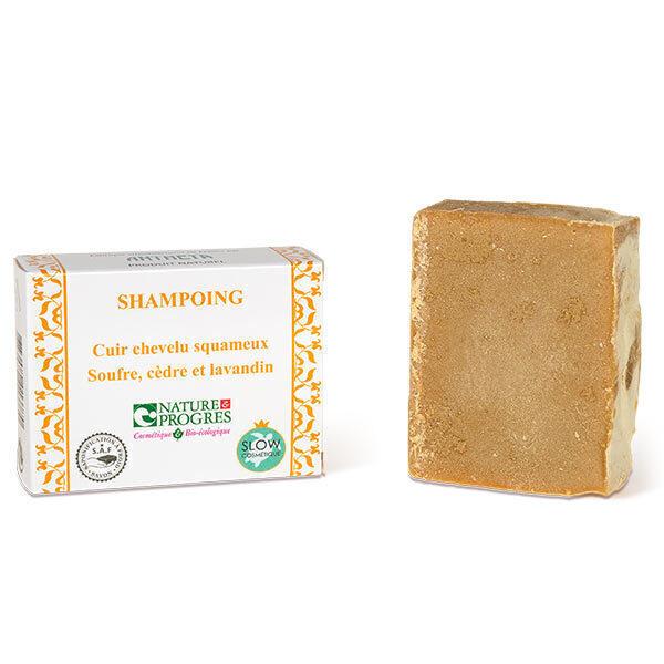 Shampoing solide cuir chevelu squameux au soufre 100g