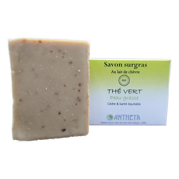 Savon peaux grasses lait de chèvre thé vert et argile 100g