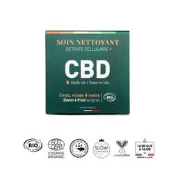 Soin Nettoyant Détente cellulaire + CBD | Savon à froid BIO